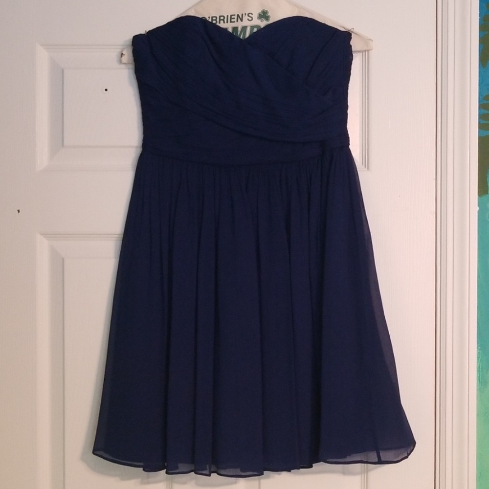 Navy cocktail dress